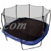 Skywalker Trampolines Square 13-Foot Trampoline, with Enclosure, Blue (Box 1 of 2)   